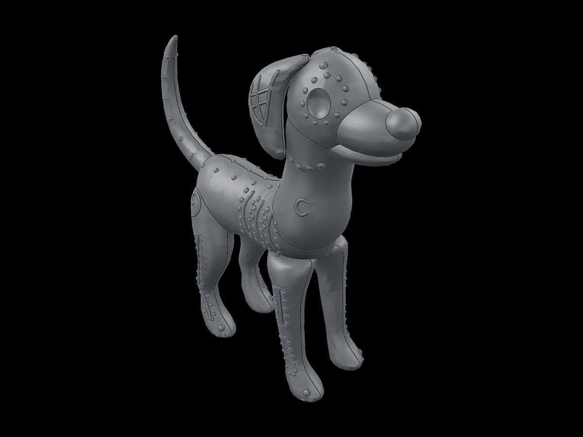 Day of the Dead Dog Figurine