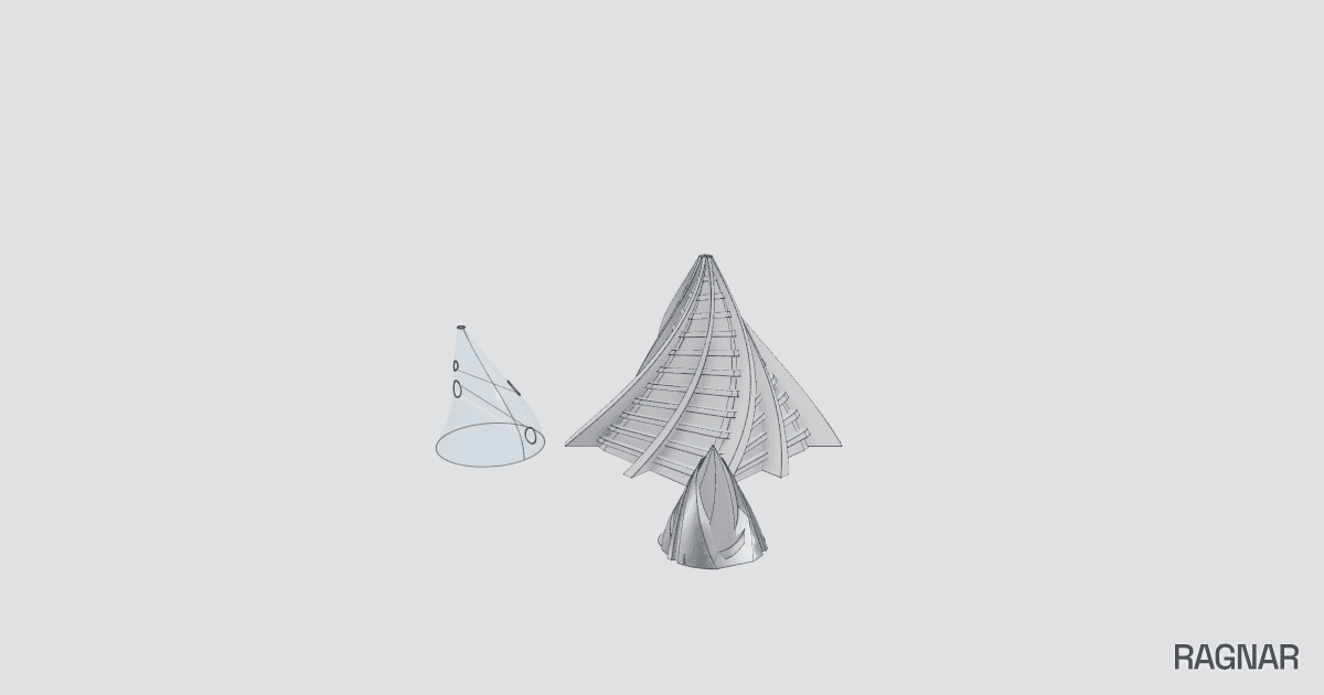 Futuristic Hadid Pyramids