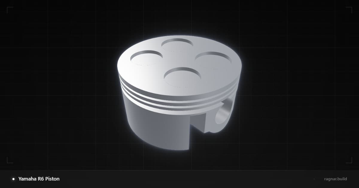 Yamaha R6 Piston