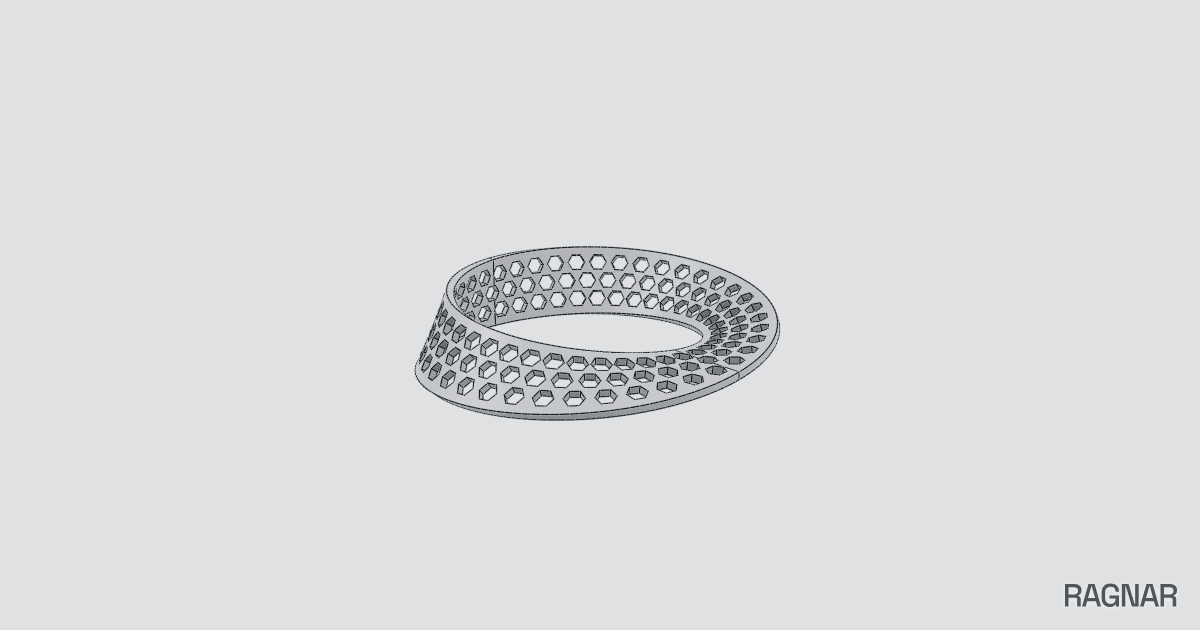 Perforated Möbius Ring