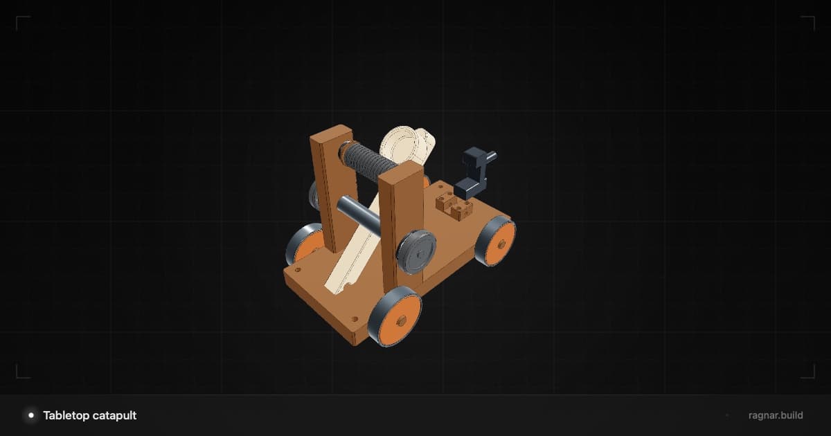 Tabletop catapult