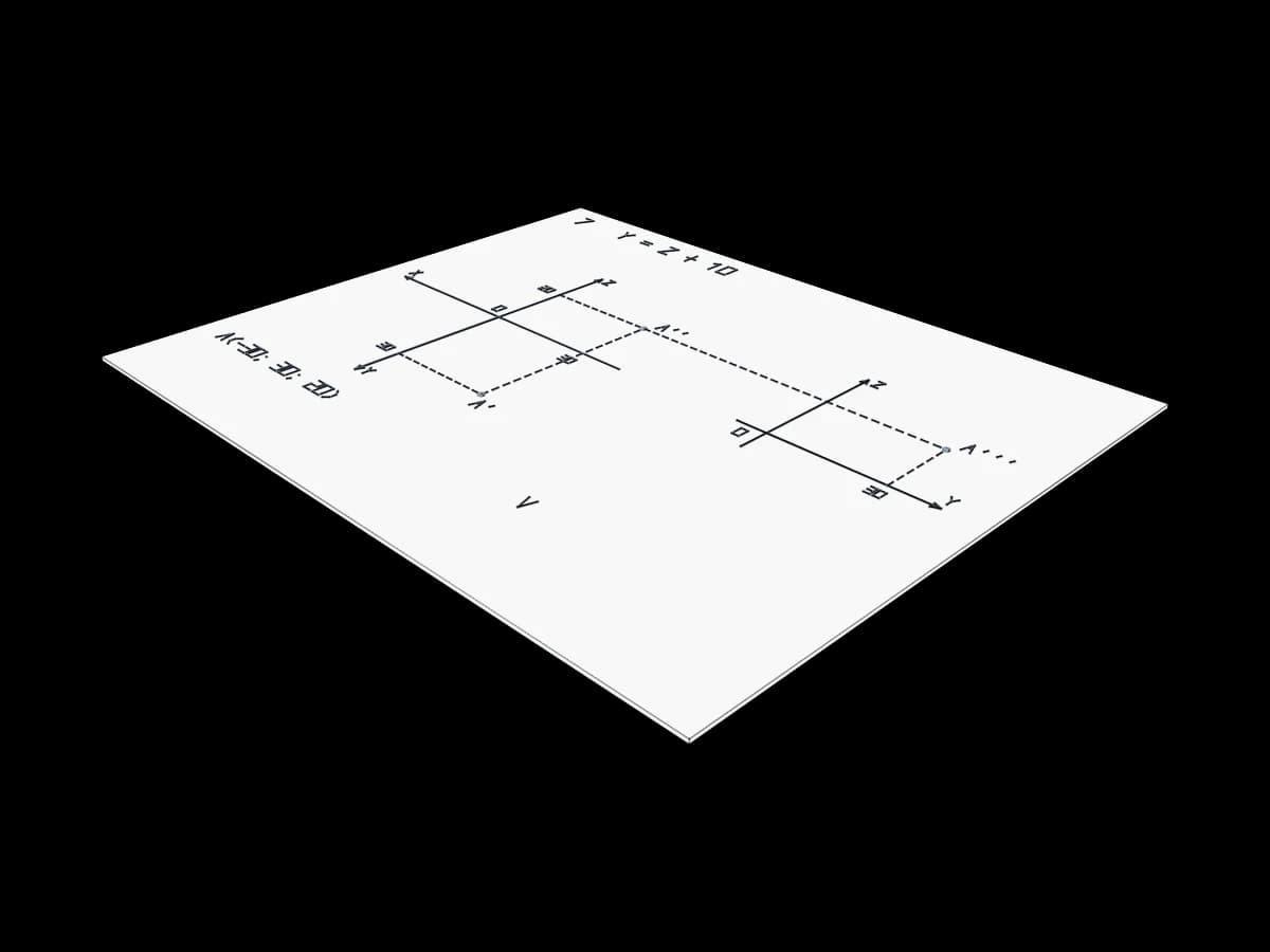 Coordinate Projection Diagram