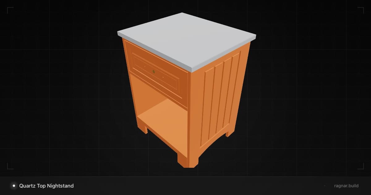 Quartz Top Nightstand