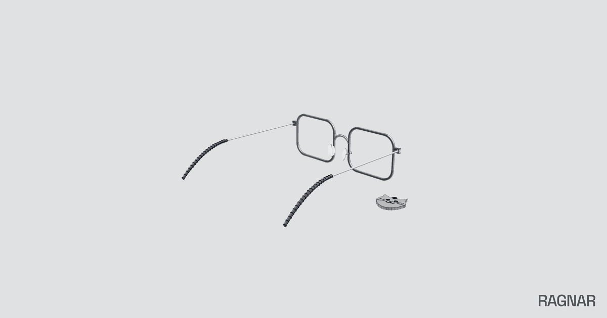 Wireframe Glasses and Pendant