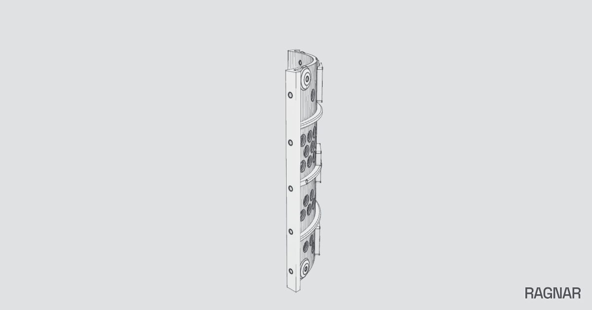 Washing drum panel