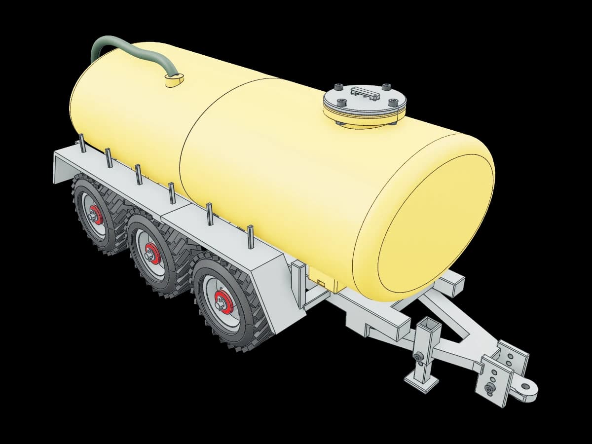 Tridem Slurry Tanker
