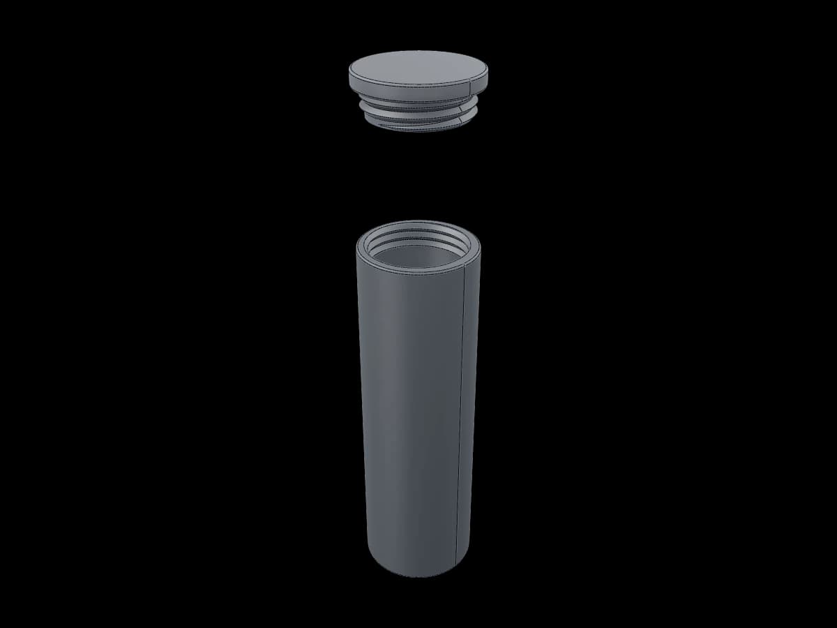 Threaded Storage Tube