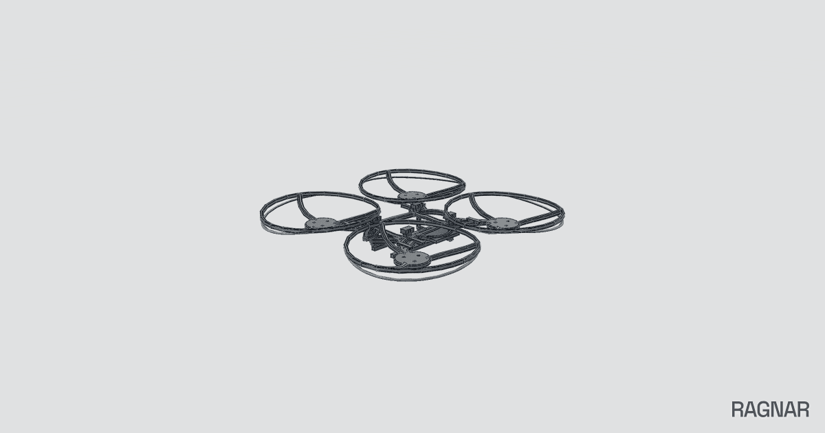 Alien Exoskeleton Microdrone