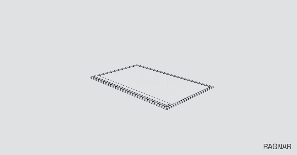 Custom sized frame