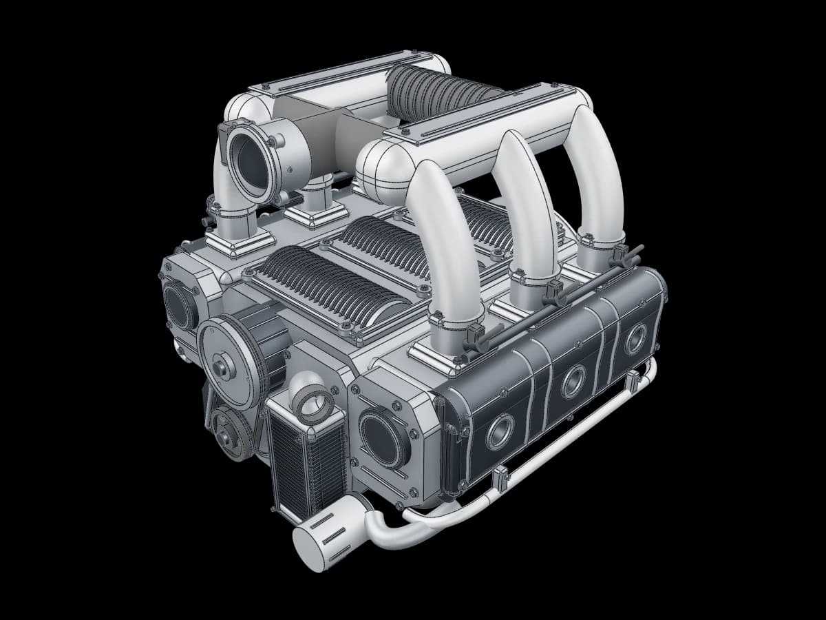 Porsche Flat-Six Engine