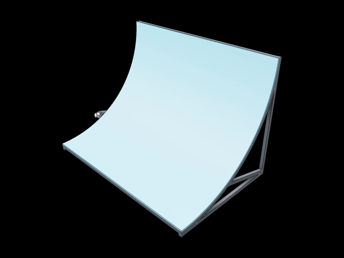 Curved Panel Support Frame