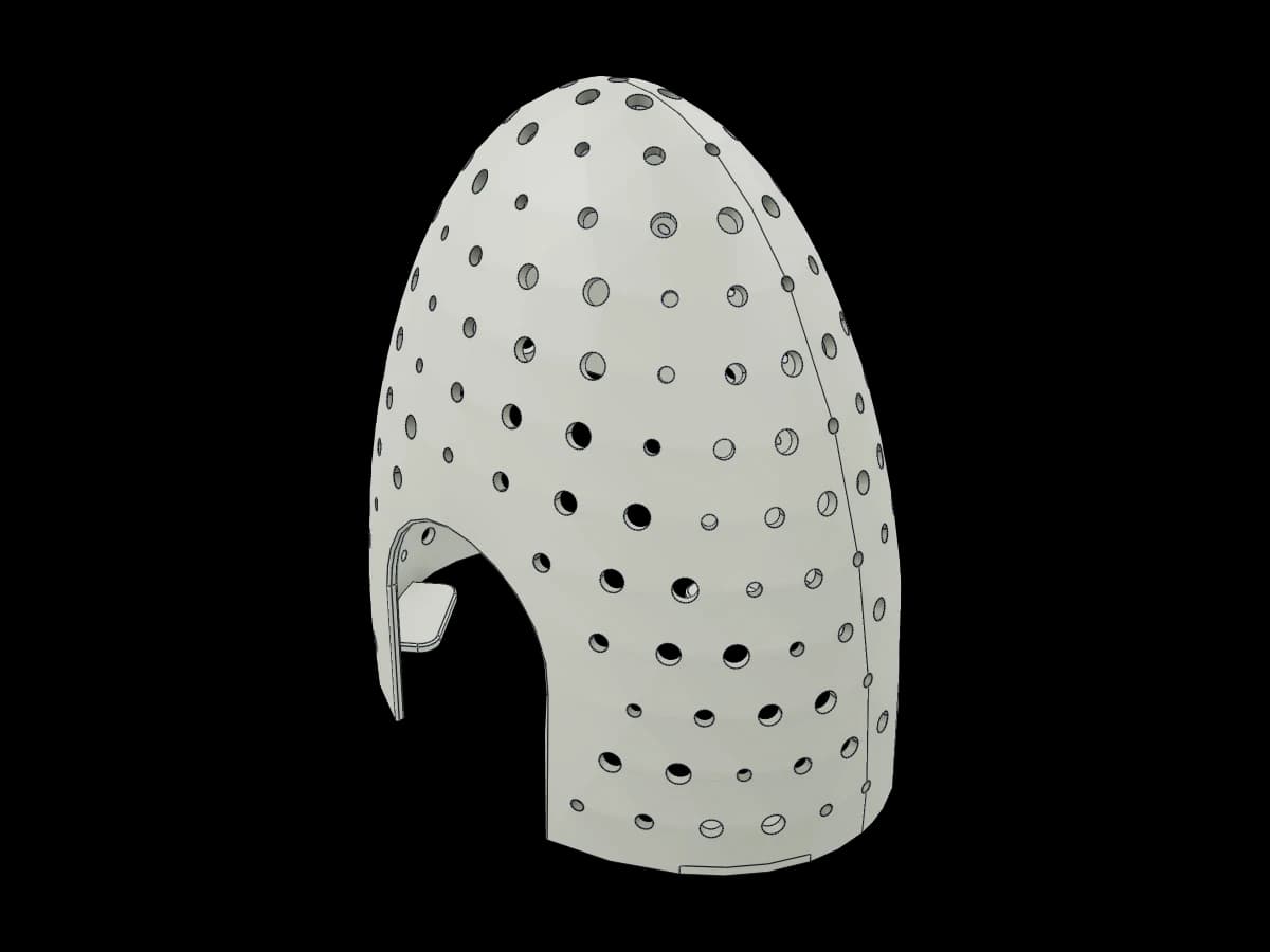 Perforated Pebble Dome