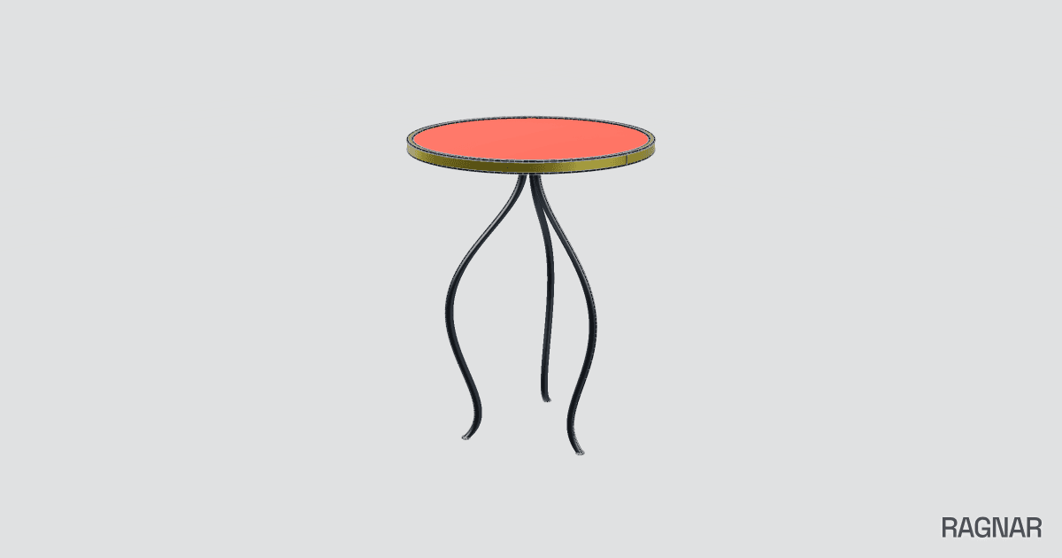 Three-legged side table