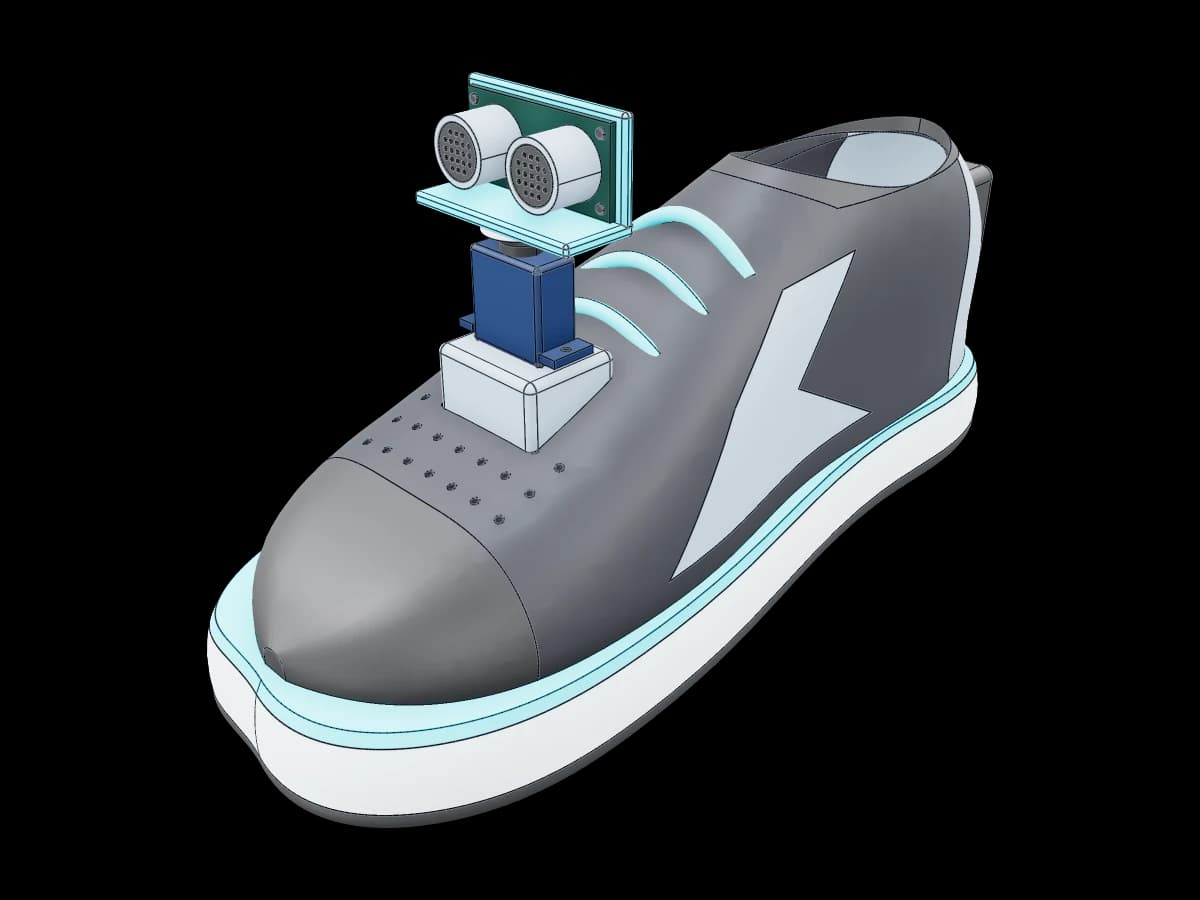 Futuristic Sensor Shoe