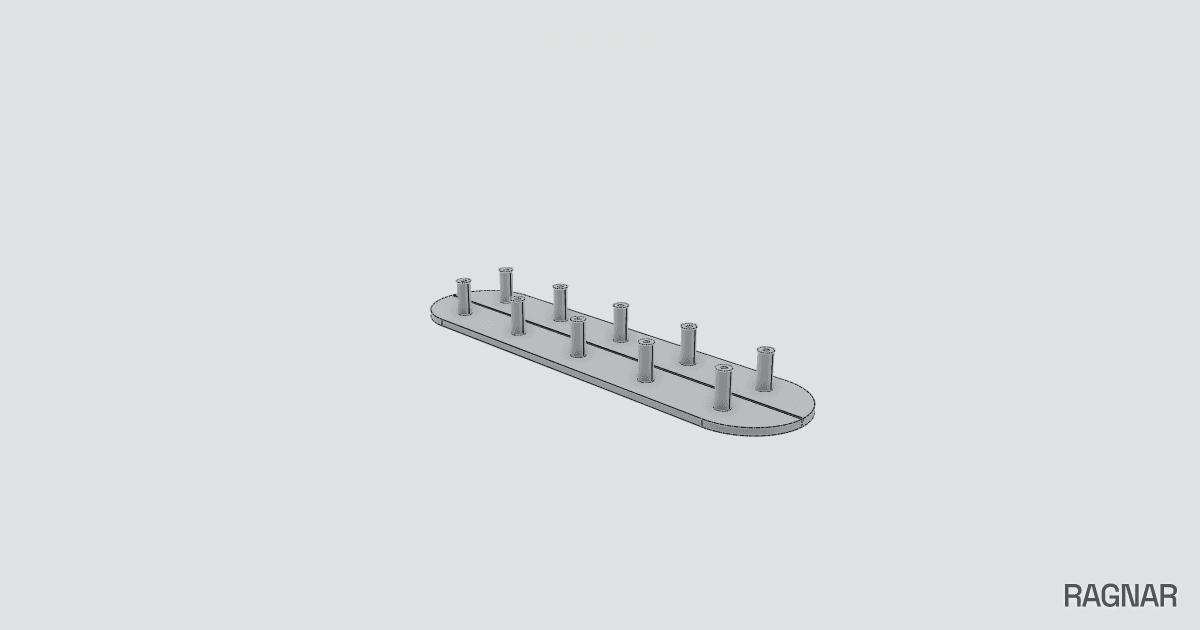 Ten Pillar Plate