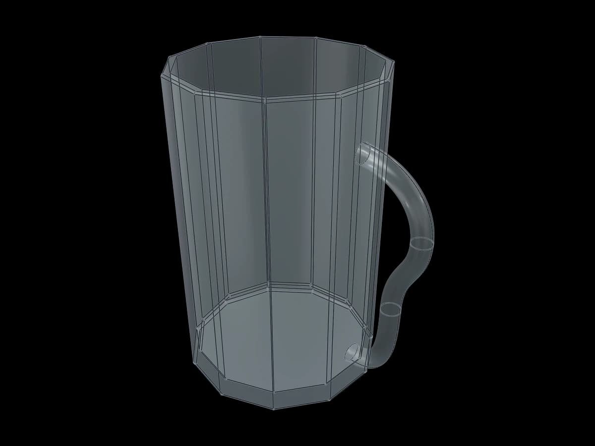 Tarro Cristal Endecagonal
