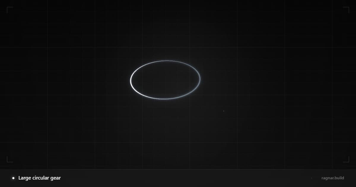 Large circular gear