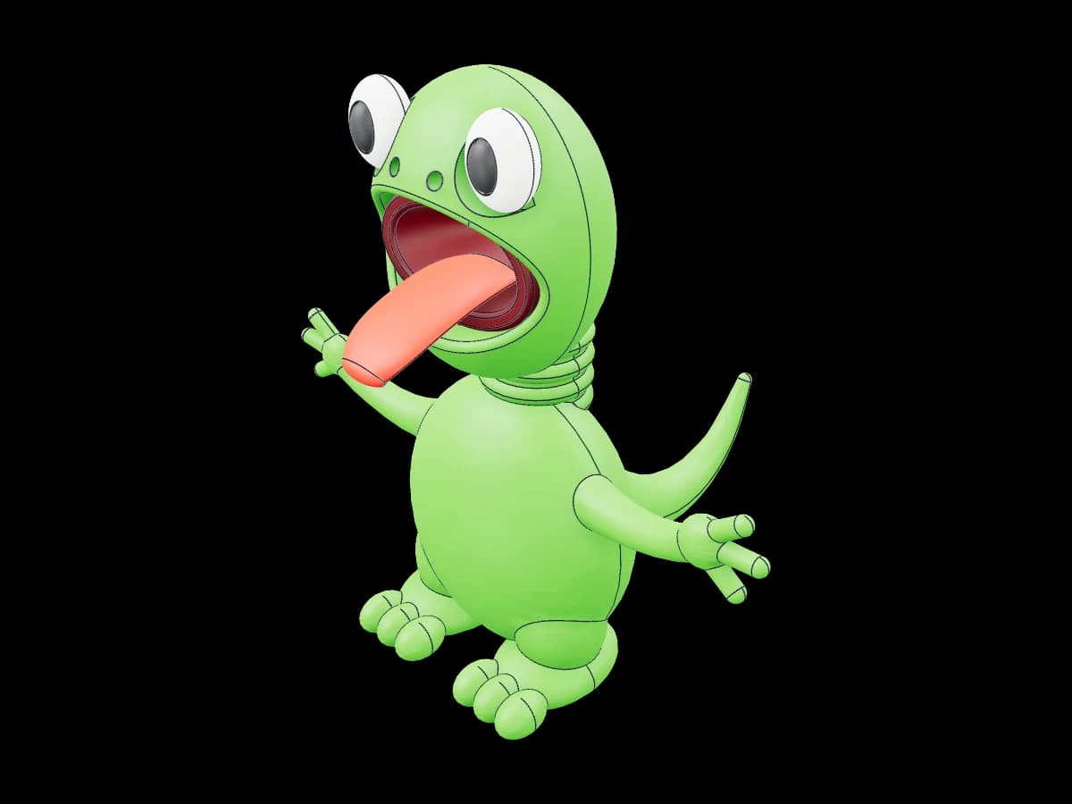 Grüner Dinosaurier