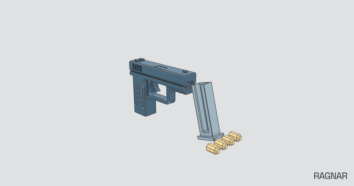 Tactical Handgun Keychain