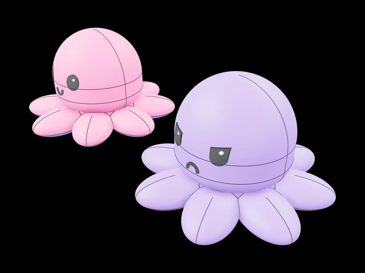 Mood Octopus Figures