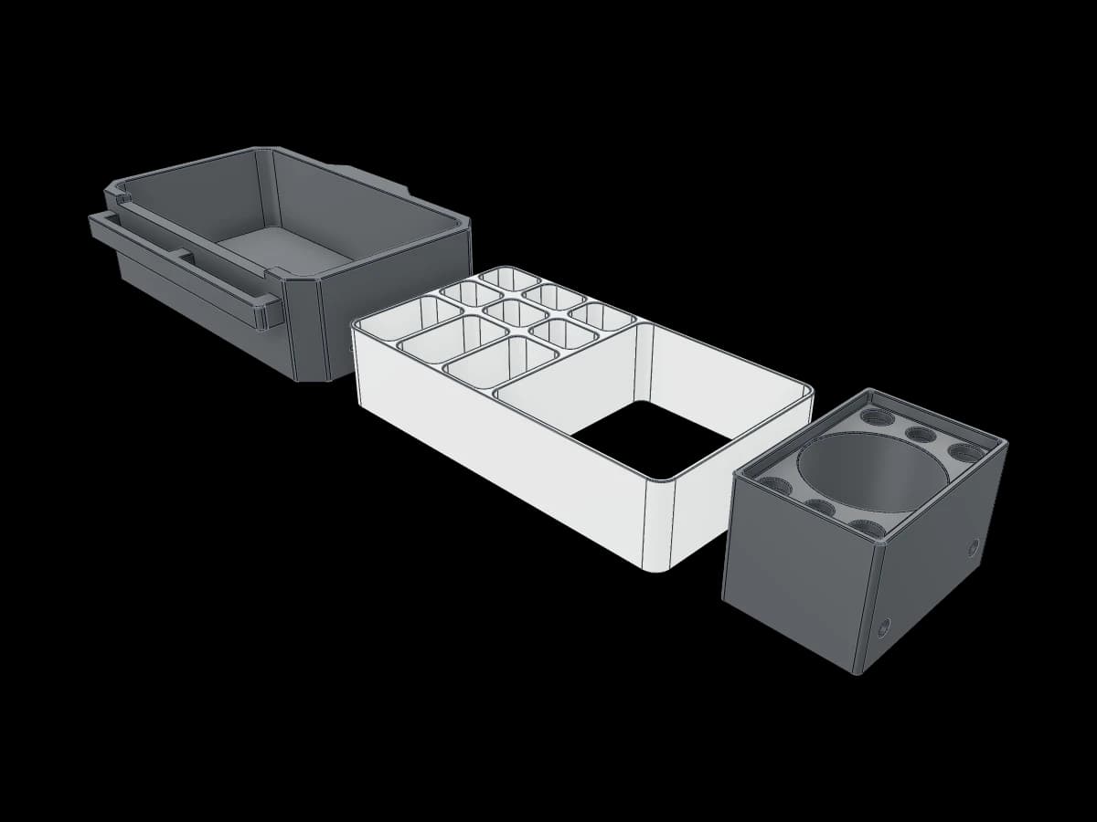 Desk Organizer with Side Caddy