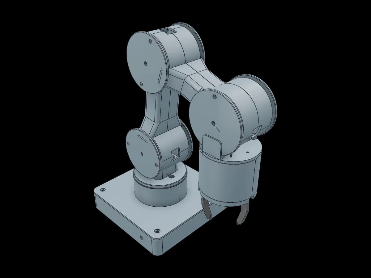 Five Axis Robotic Arm