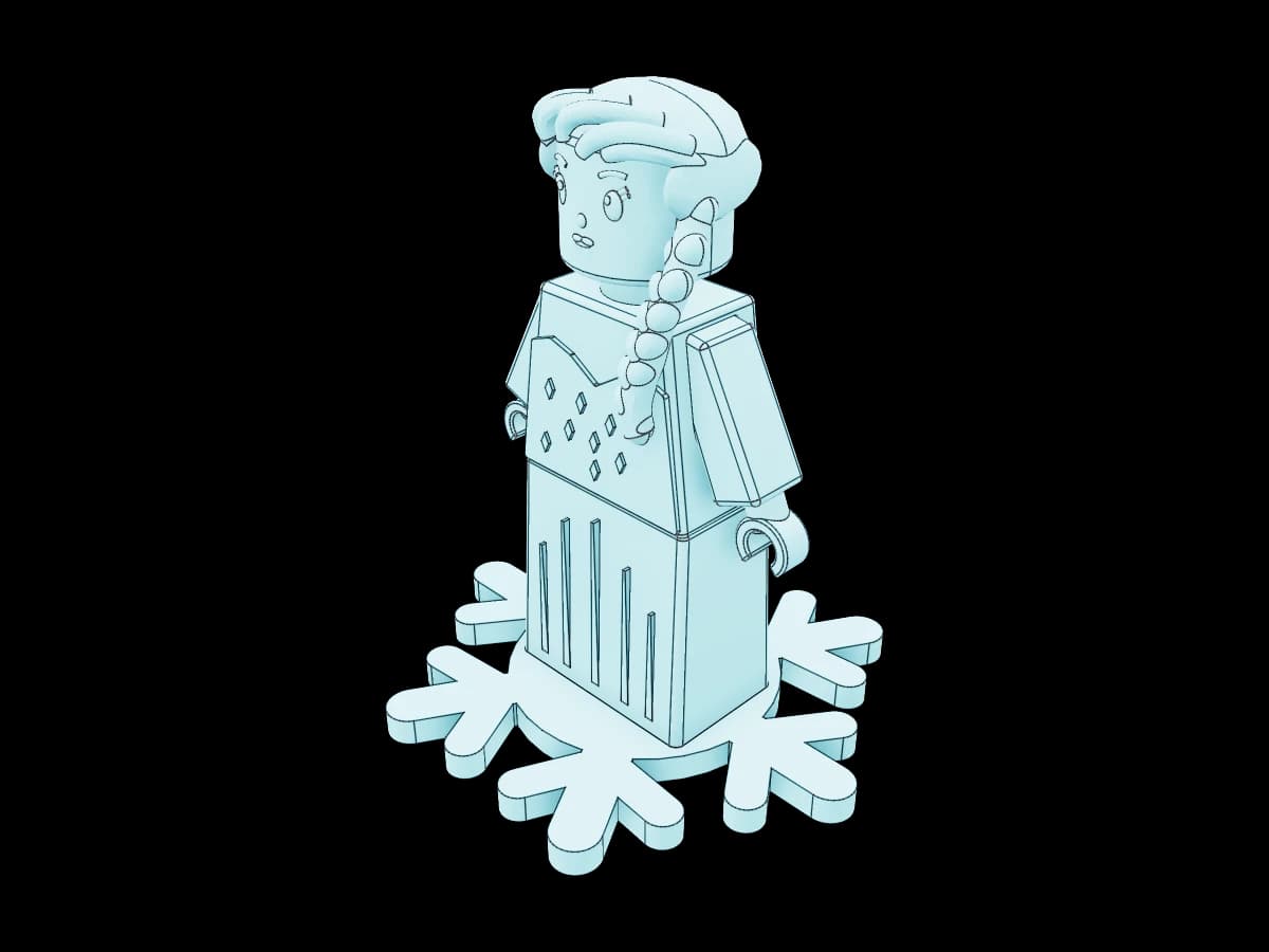 Lego Elsa Figure