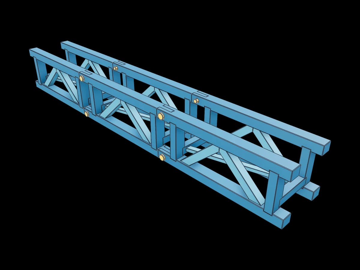Truss Triangle Bridge