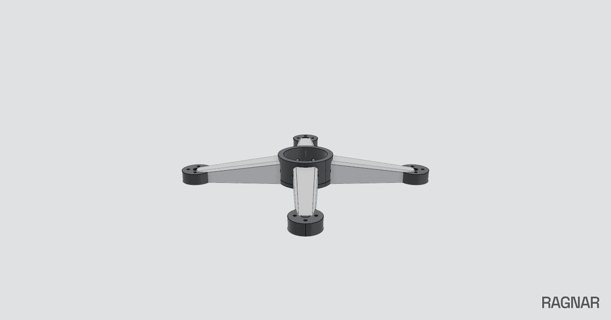 Drone frame hub