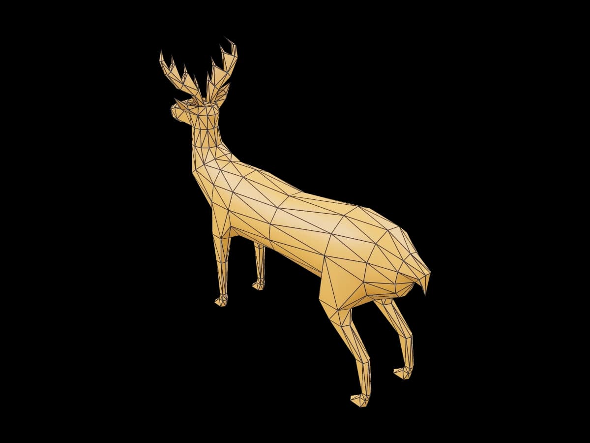 Large Deer Sculpture