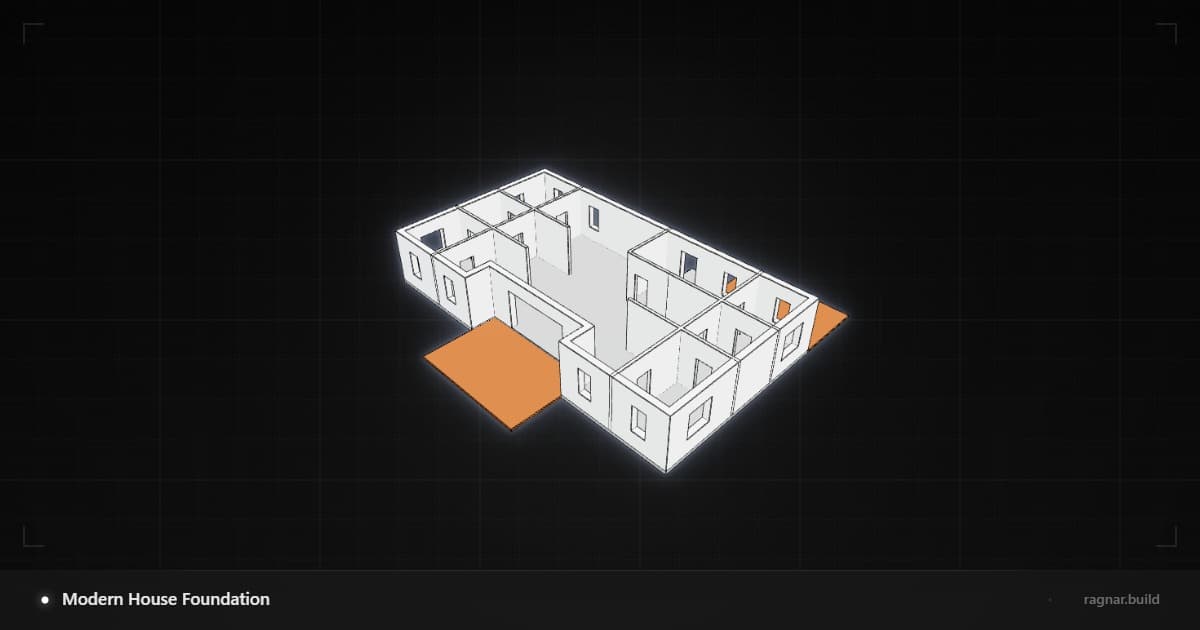 Modern House Foundation