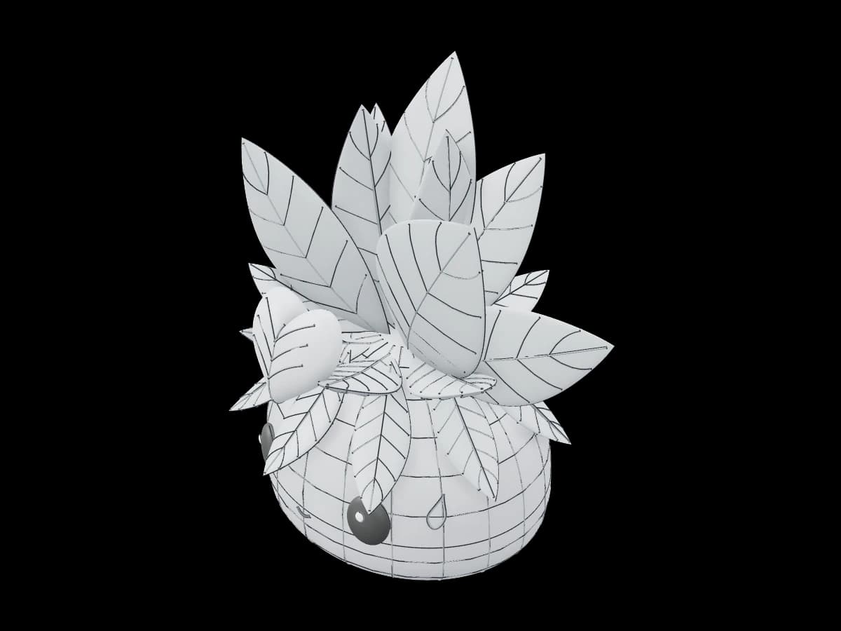 Leaf-Crowned Slime Model