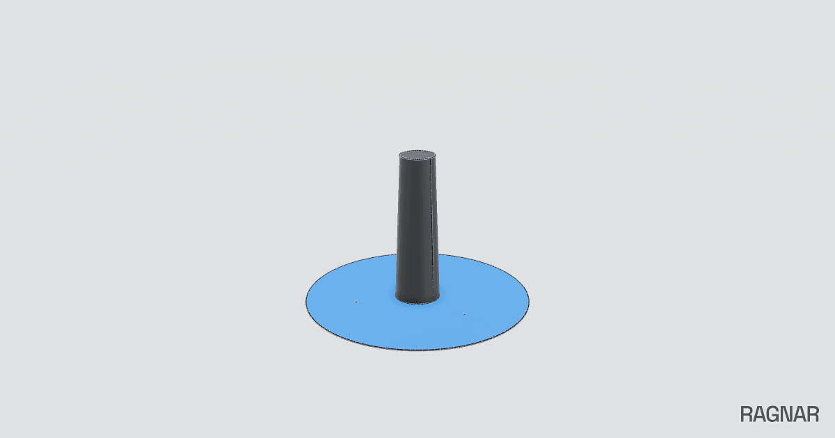 Circular Coned Shelf