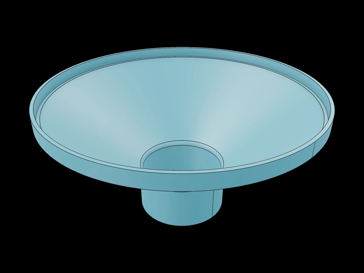 Slanted Leaf Strainer