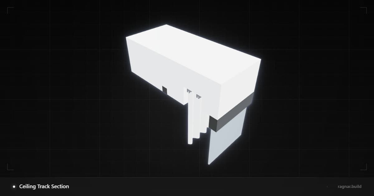 Ceiling Track Section