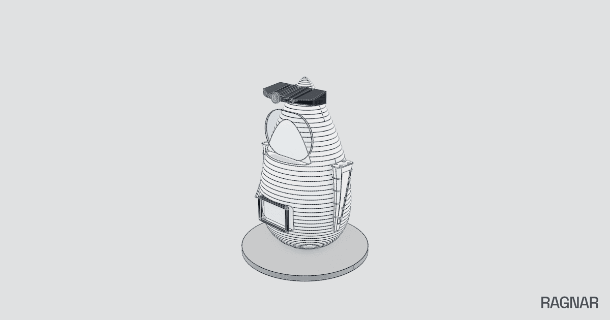 Futuristic Capsule Robot