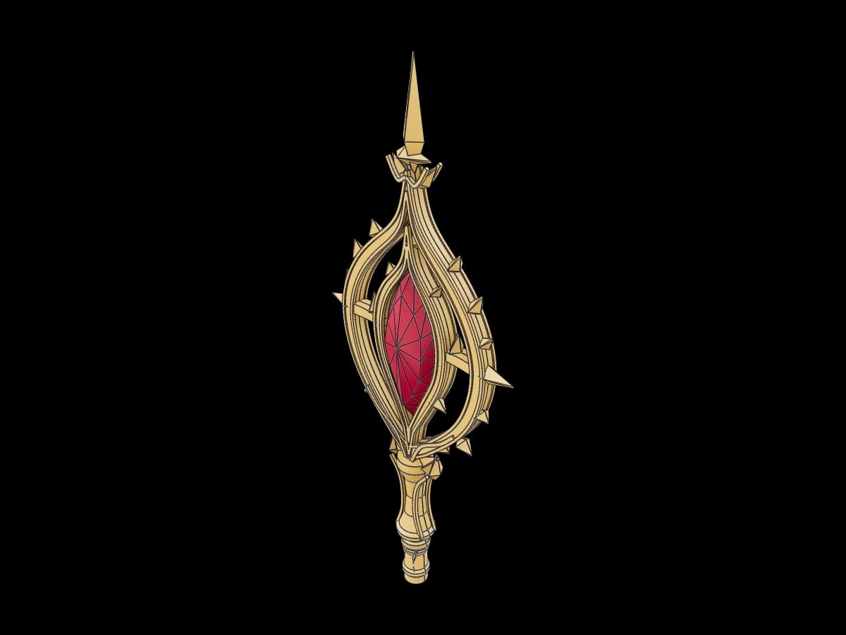 Ornate Staff Head