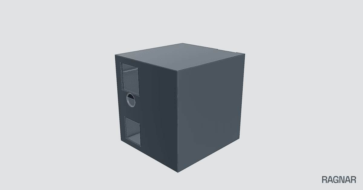 Muffle furnace enclosure