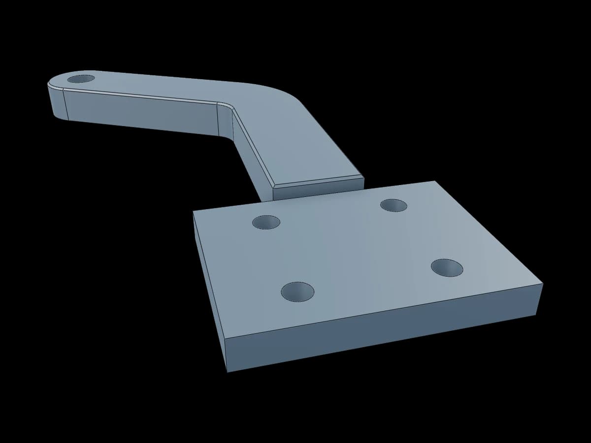 Angled Robotic Shoulder Link