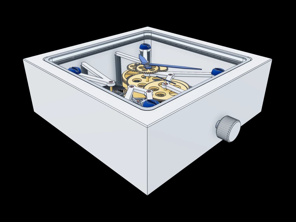 Square Mechanical Watch