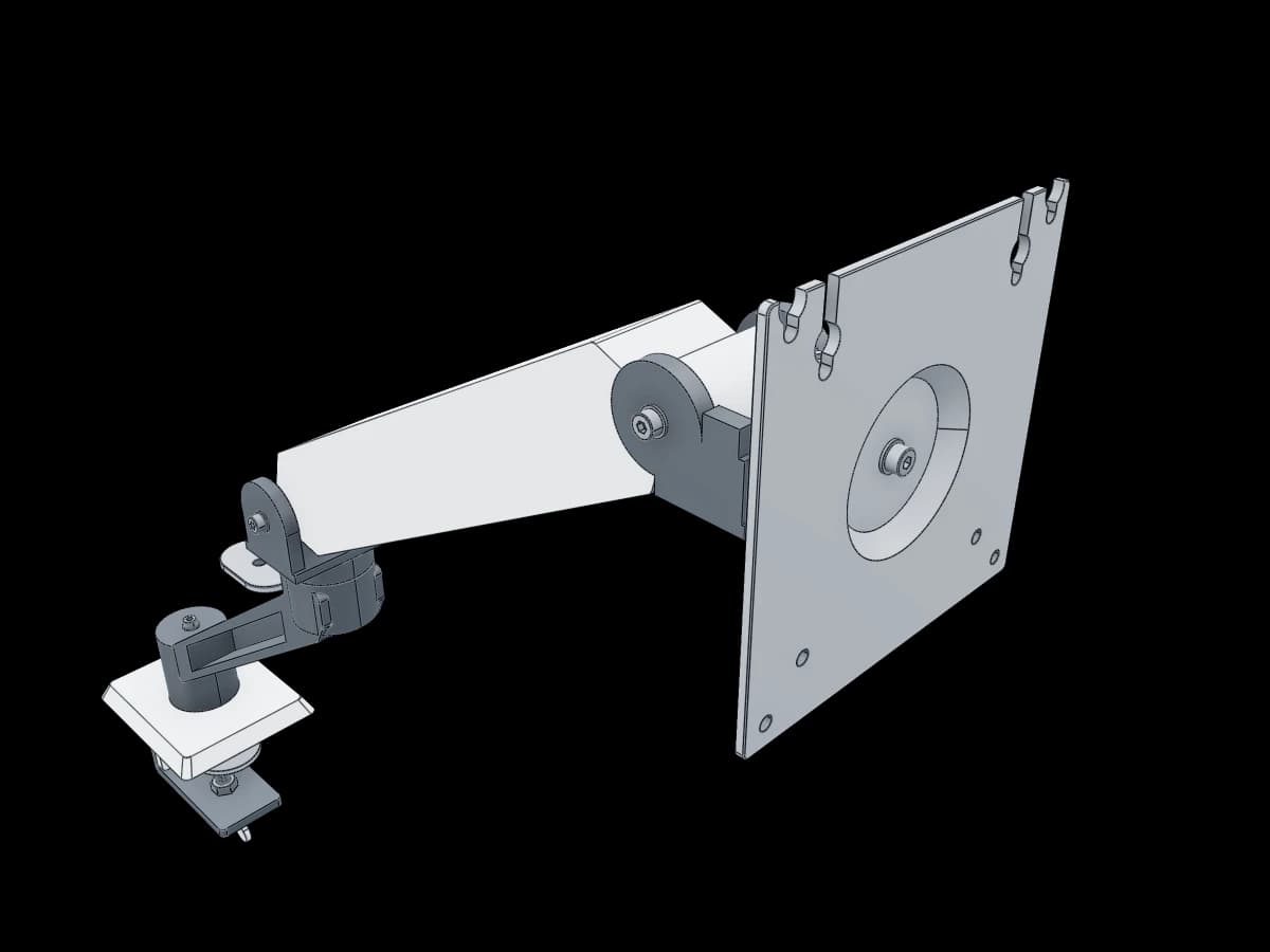 Modular Monitor Desk Mount