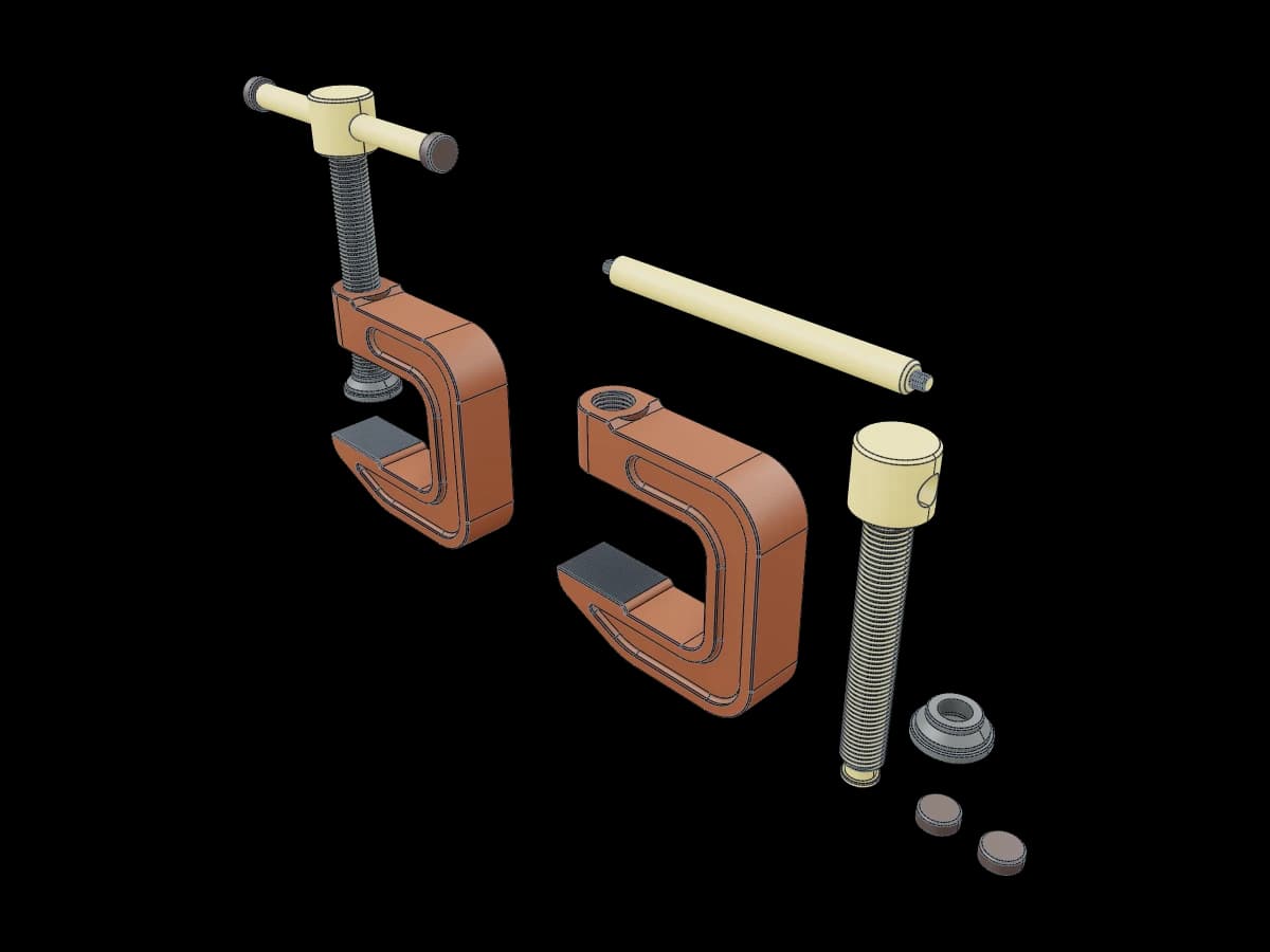 Industrial C-Clamp Assembly