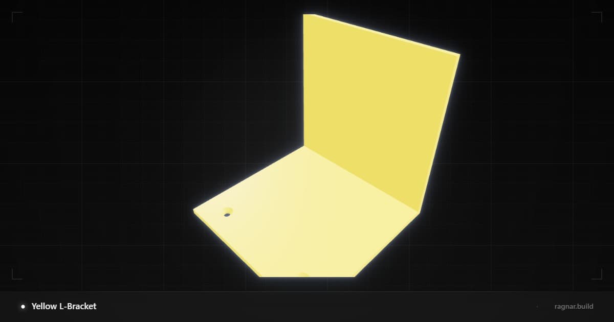 Yellow L-Bracket