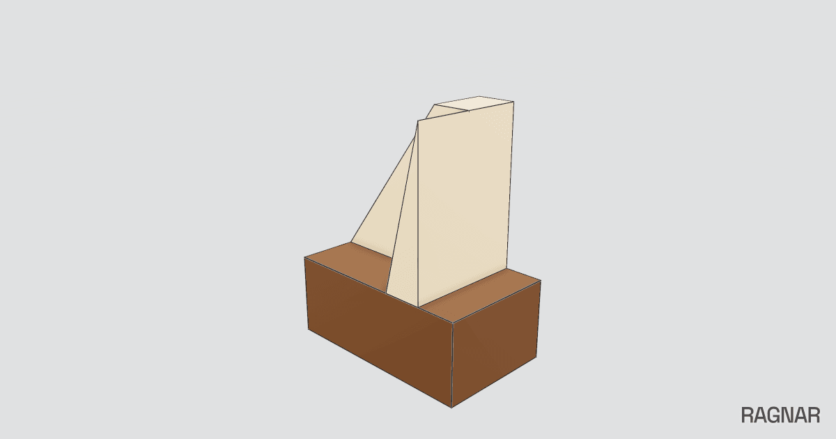 Wooden Bench Model