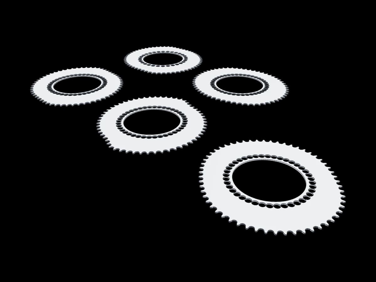 Oval bicycle chainring