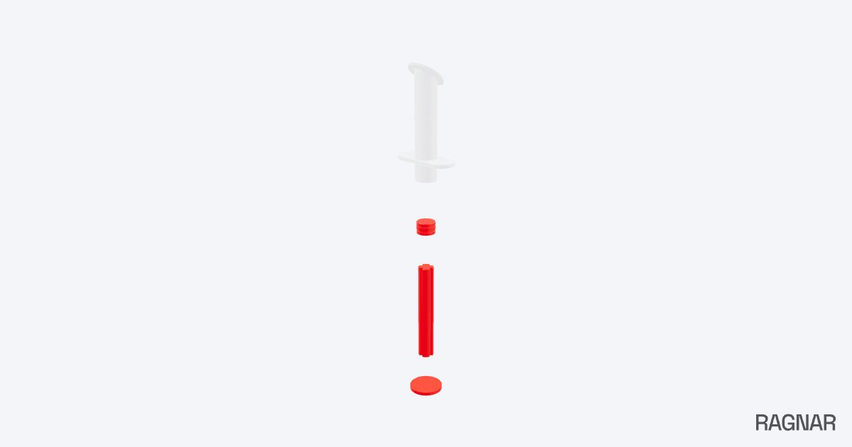 Plastic Syringe Container