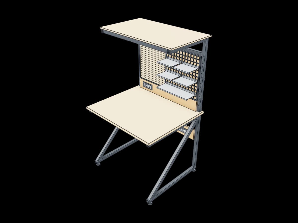 Industrial Canopy Workbench
