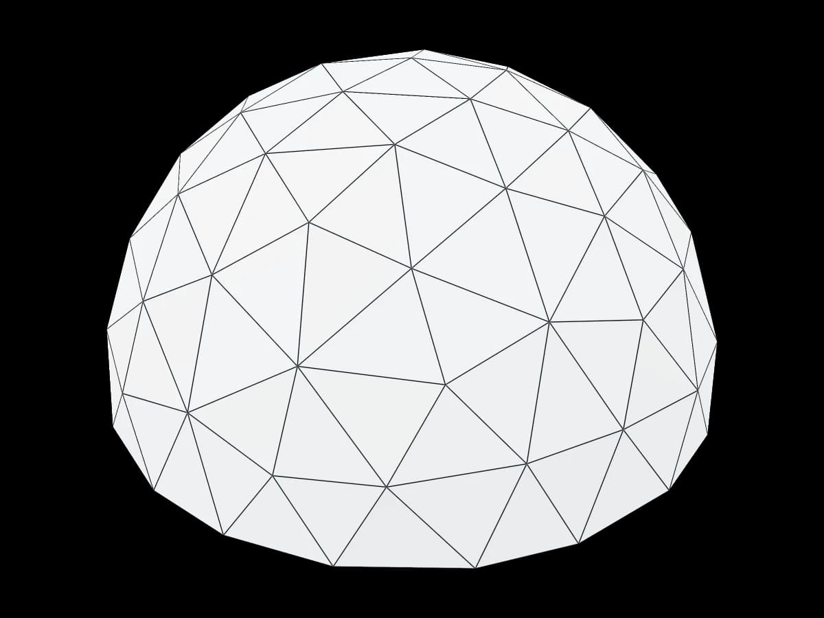 Quasi Random Hemisphere Radome
