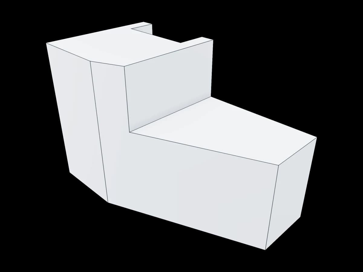 Stepped Tapered Block