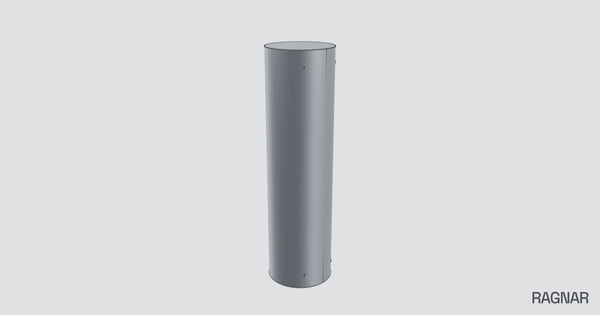 Serpentine Channel Cylinder